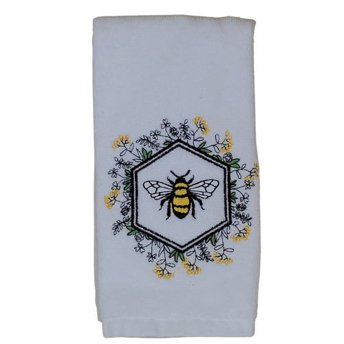 Guest Towel: Bee Hexagon