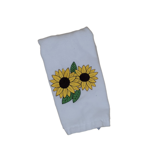 Guest Towel: Sunflowers