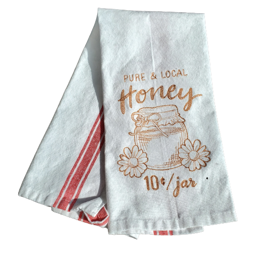 Kitchen Towel: Vintage Marketplace Honey