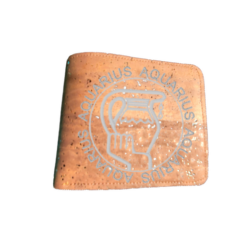 Cork Bi-fold Wallet - Embroidered